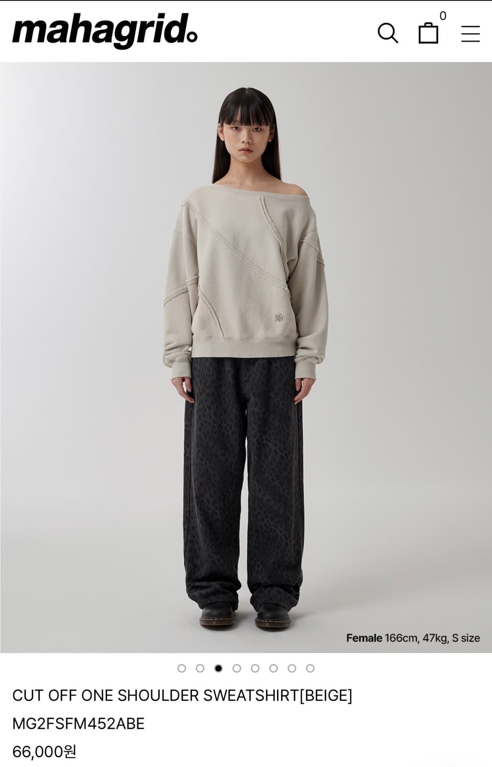 마하그리드 원숄더 맨투맨 상품이미지3