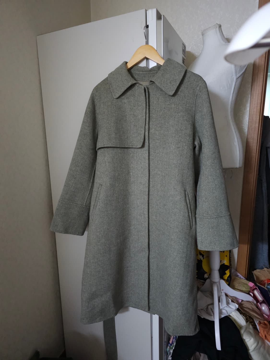 로미스튜디오 핸드메이드 루즈핏 롱코트 상품이미지2