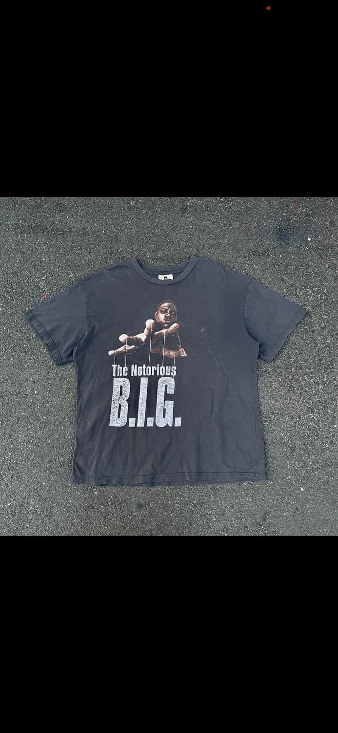 90s 비기 Reachstrings 힙합 올드스쿨 반팔티 XL 상품이미지6