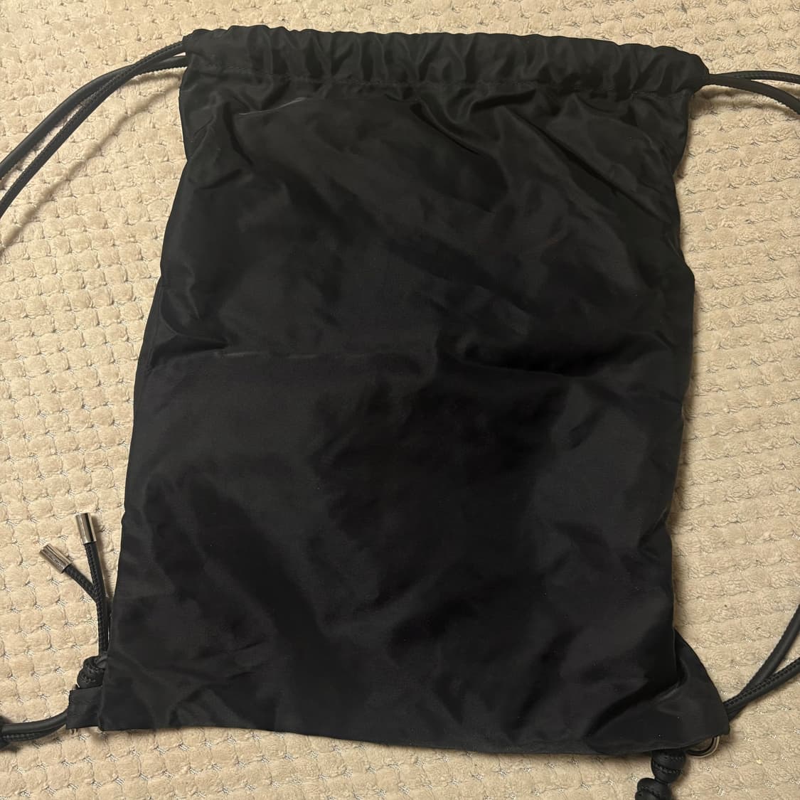 미세키서울 타이백 Tie-up drawstring bag BLACK 상품이미지8