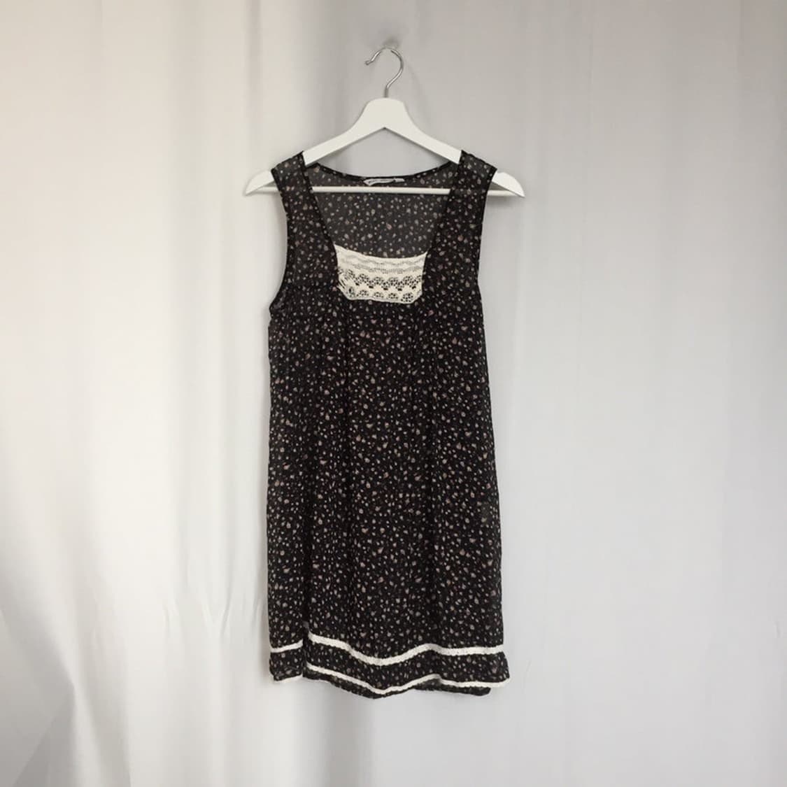 677. black sheer garden lace dress 상품이미지1