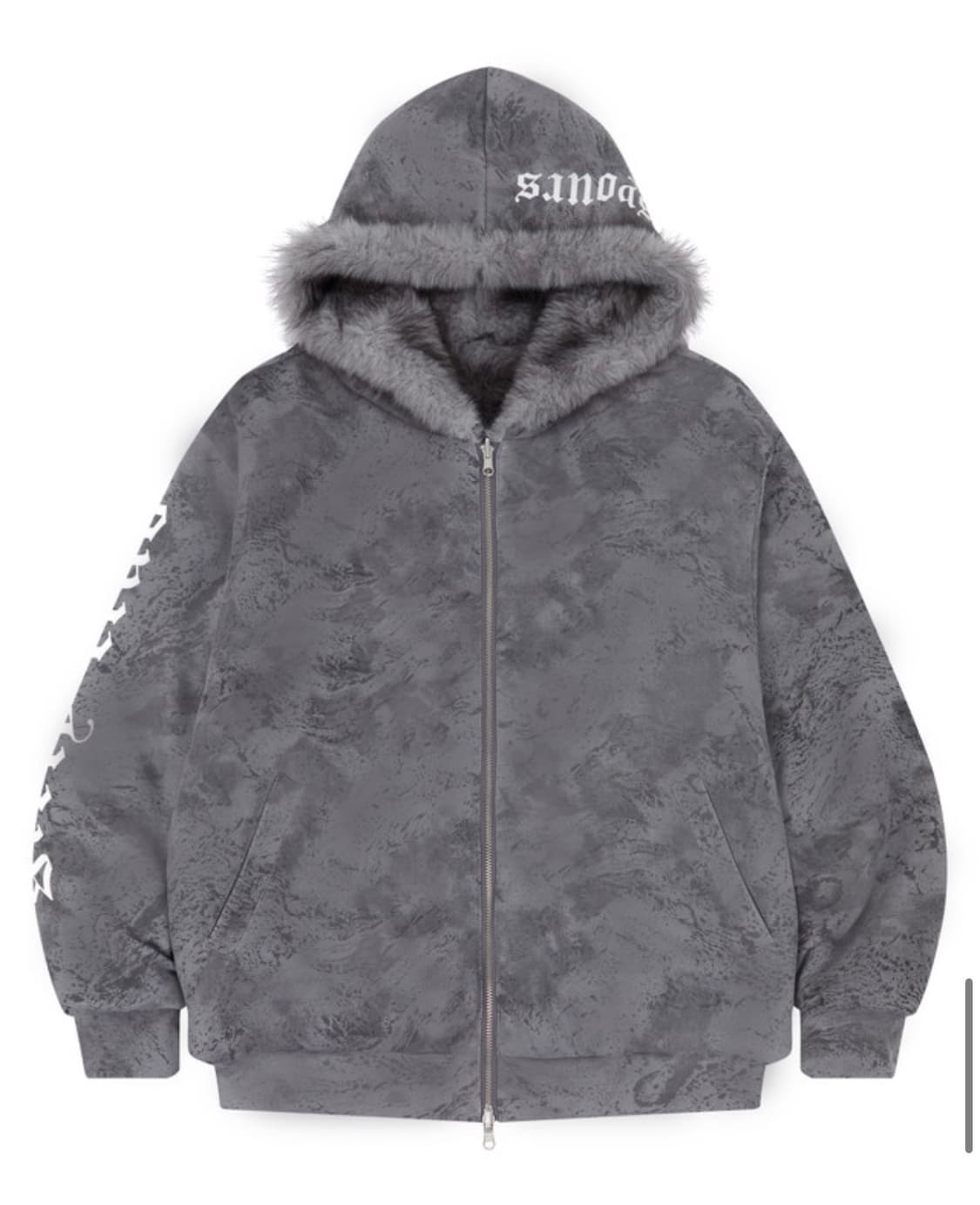 유스이즈유어스 Y8 REVERSIBLE FUR HOOD jumper 상품이미지2