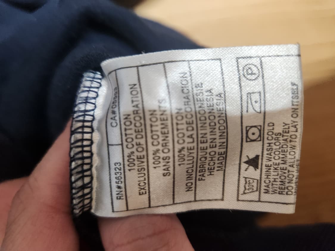 라코스테 네이비 맨투맨 L 상품이미지4