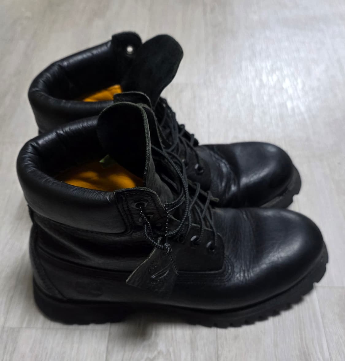 [255~260]팀버랜드 6인치 블랙 가죽부츠 상품이미지1