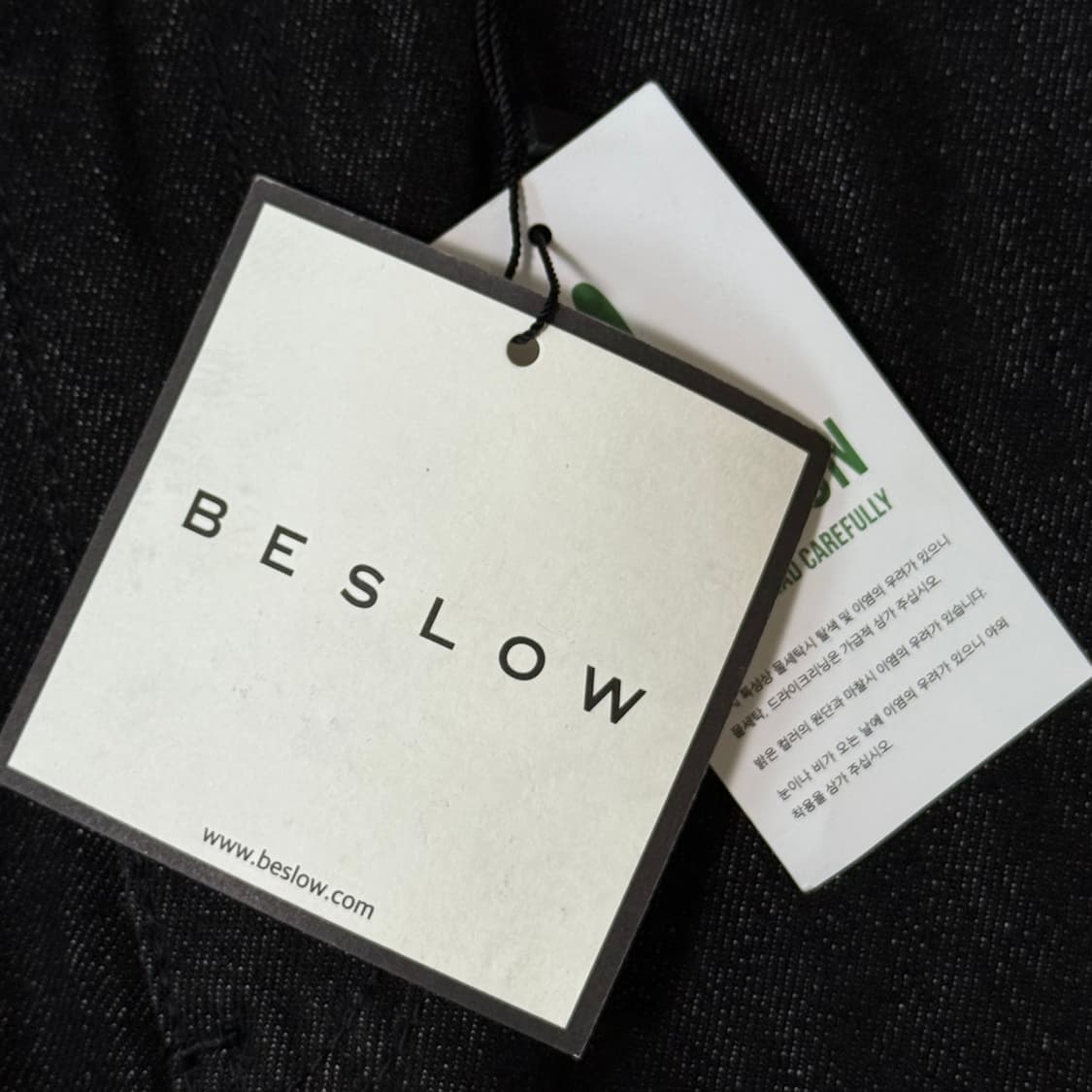 [정가 8만원 새상품] 비슬로우 와이드 데님 30 상품이미지6