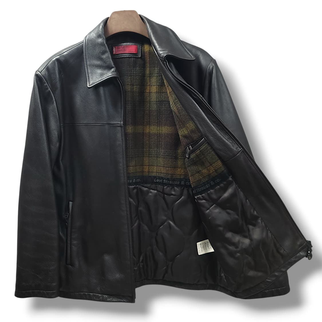 [L/100] 리바이스 브라운 레드탭 소가죽 자켓 상품이미지4