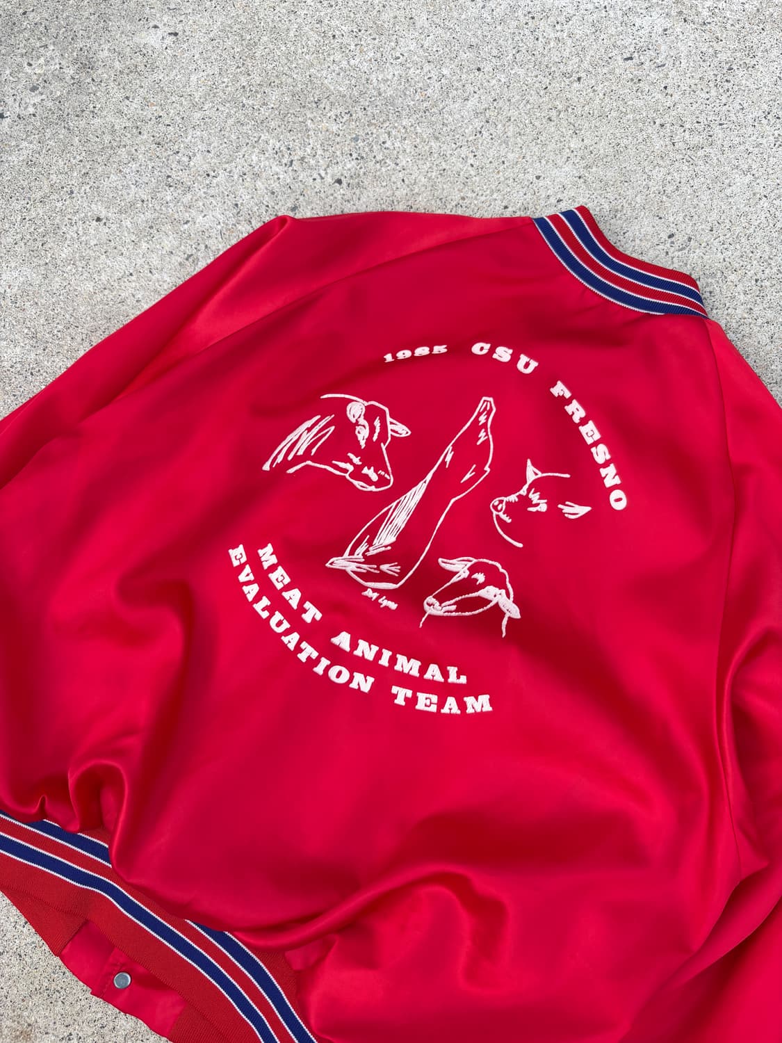 80‘s king louie 빈티지 새틴 자켓 상품이미지3