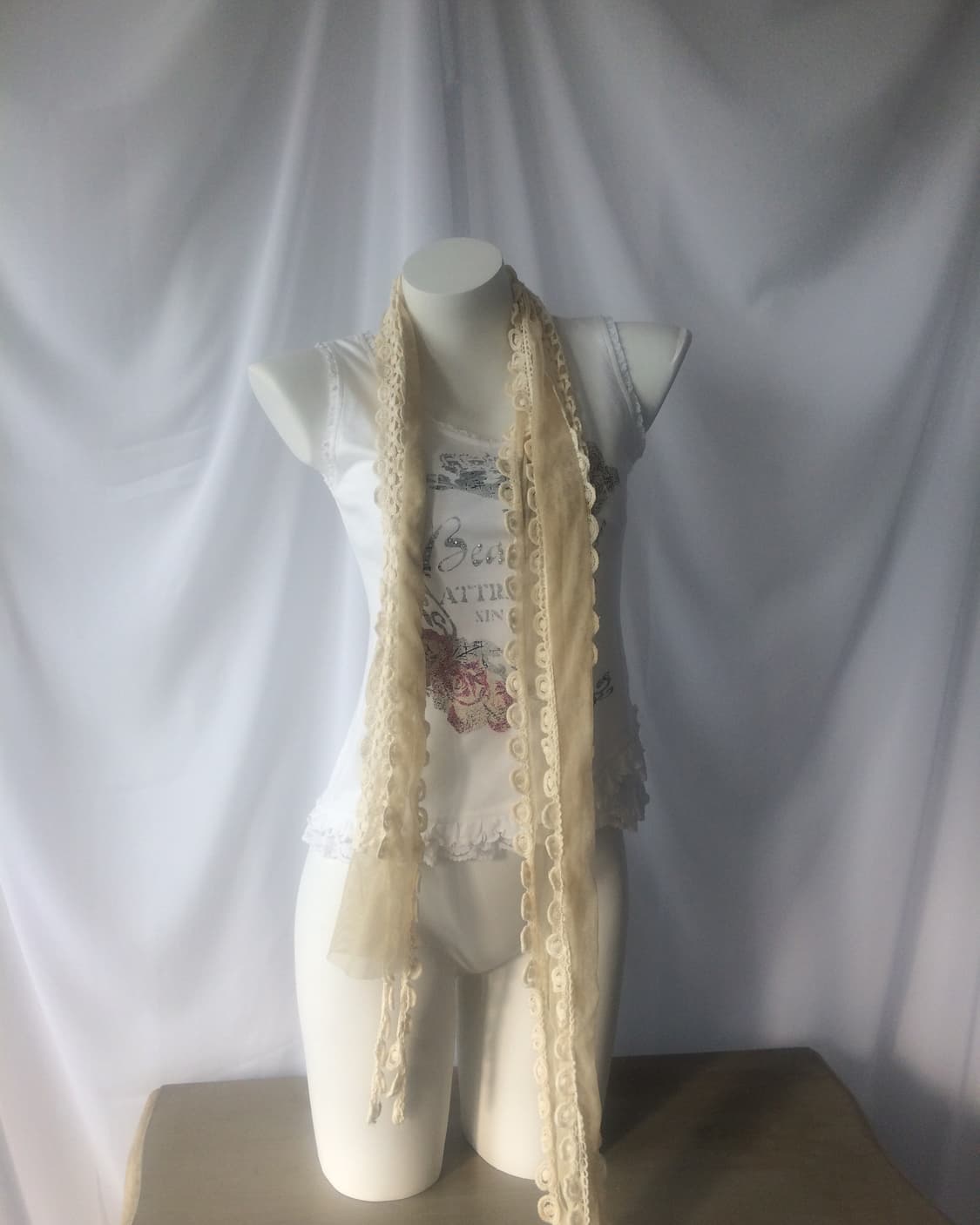 crochet trimming scarf 상품이미지6