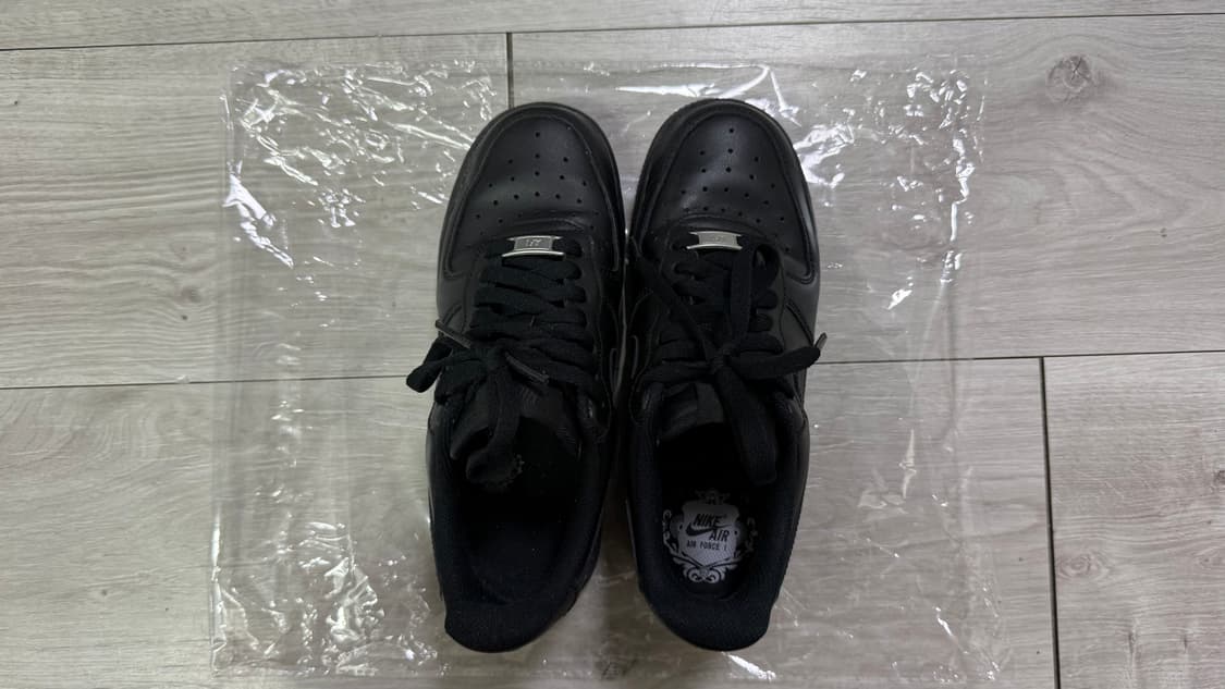 (W) 나이키 에어포스 1 '07 로우 트리플 블랙 상품이미지1