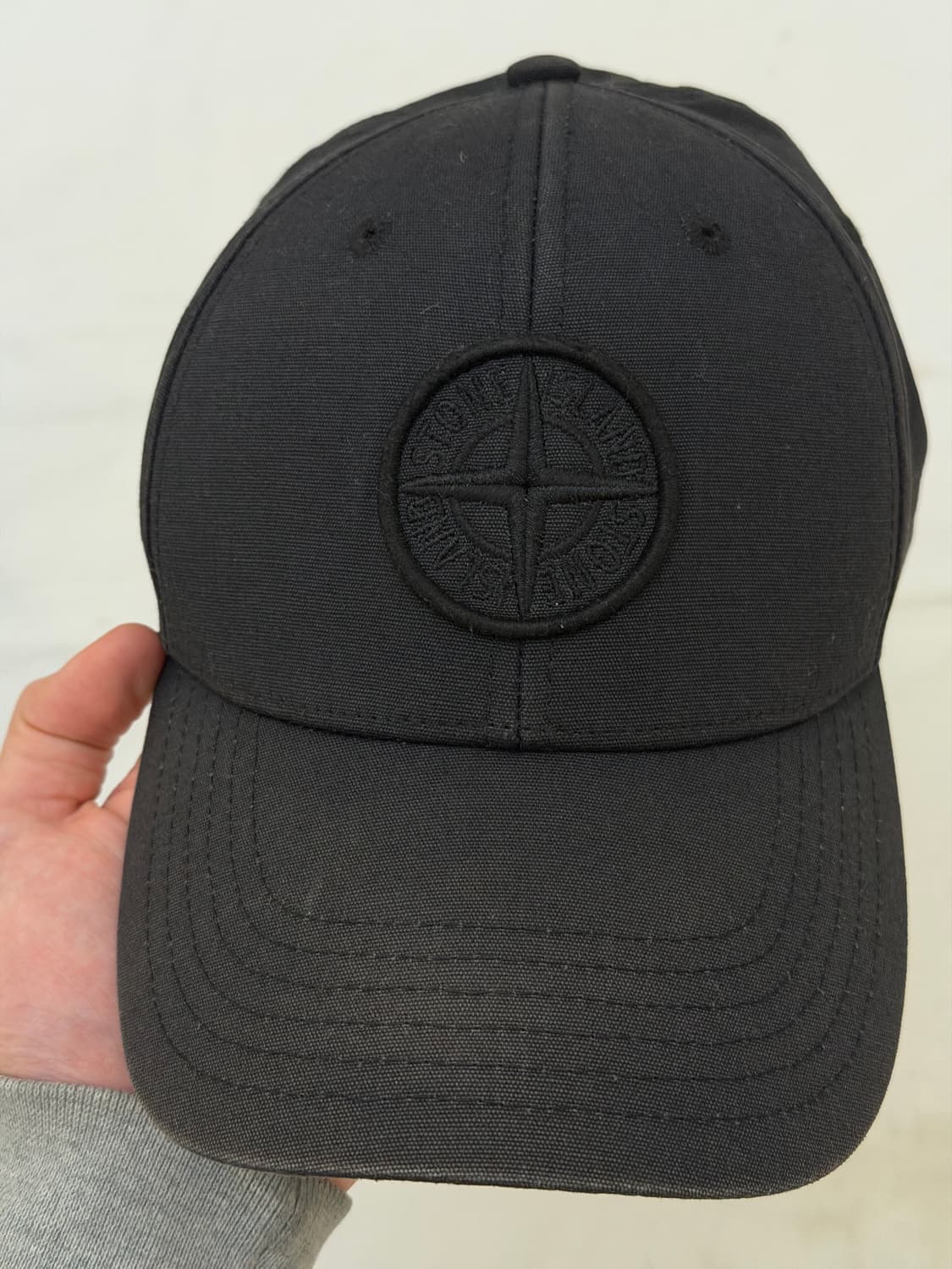 스톤아일랜드 자수로고 볼캡 블랙 상품이미지2