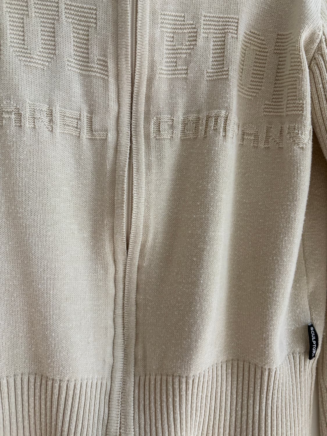 스컬프터 니트집업 상품이미지2