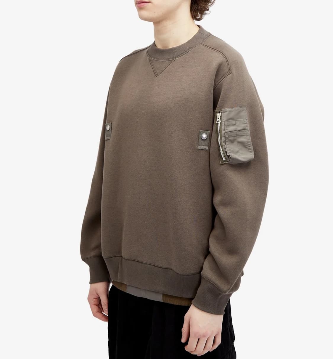 사카이 MA-1 크루넥 맨투맨 상품이미지1