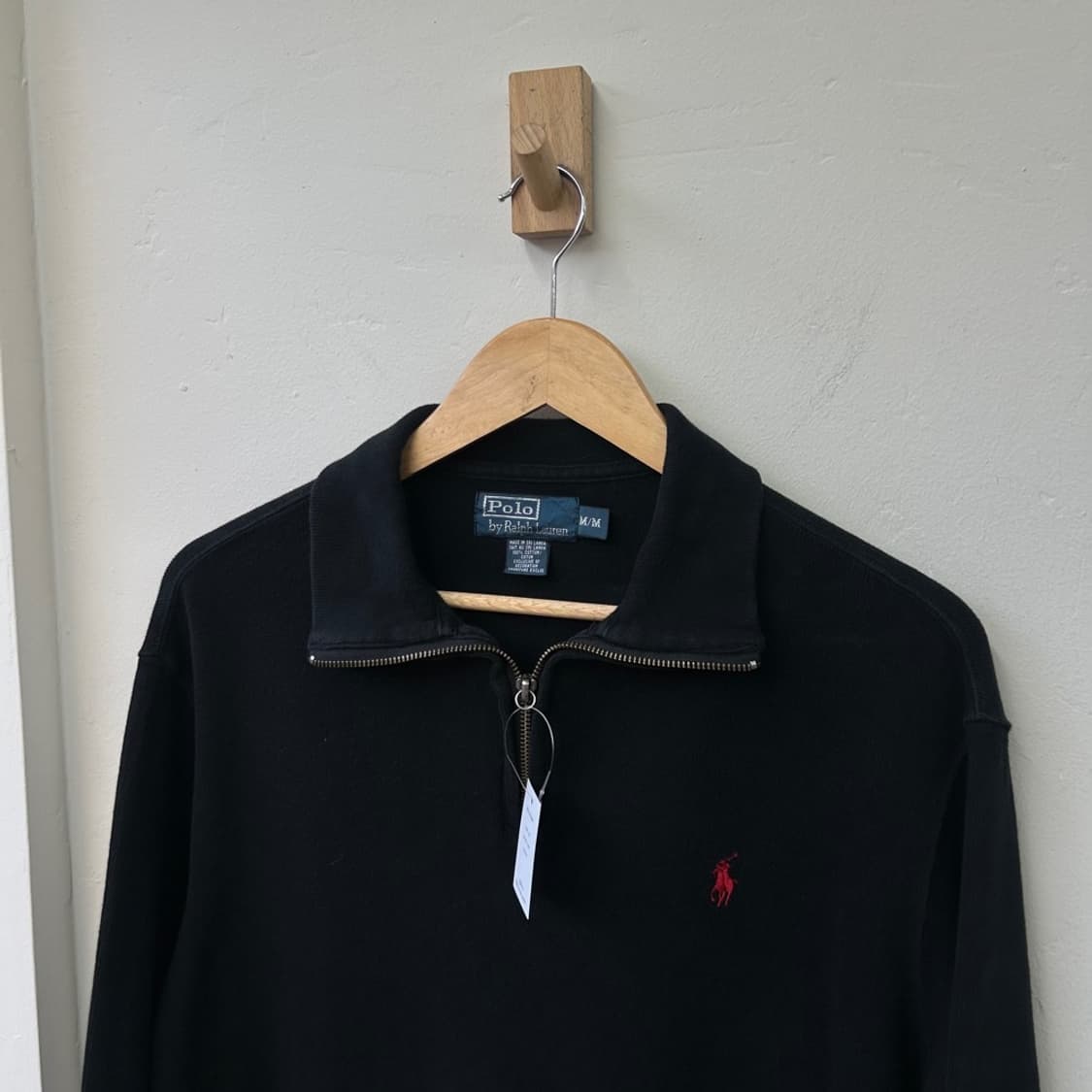 16280 - 폴로 랄프로렌 블랙 반집업 니트 상품이미지1