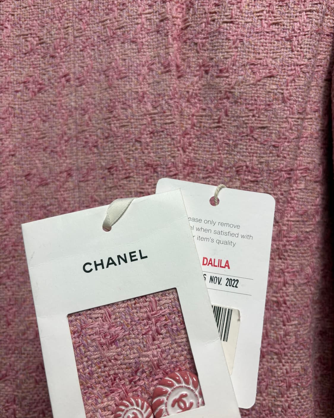 샤넬 2019 크루즈 트위드 재킷 고준희 쥬쥬언니 슈블리맘 FR40 상품이미지8