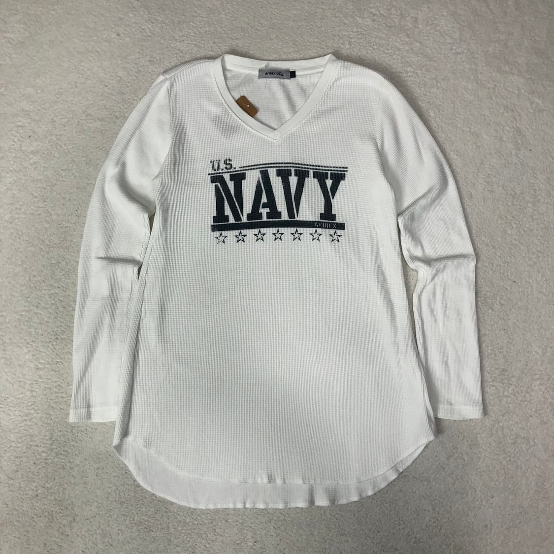 아비렉스 US Navy 와플 롱슬리브  상품이미지1