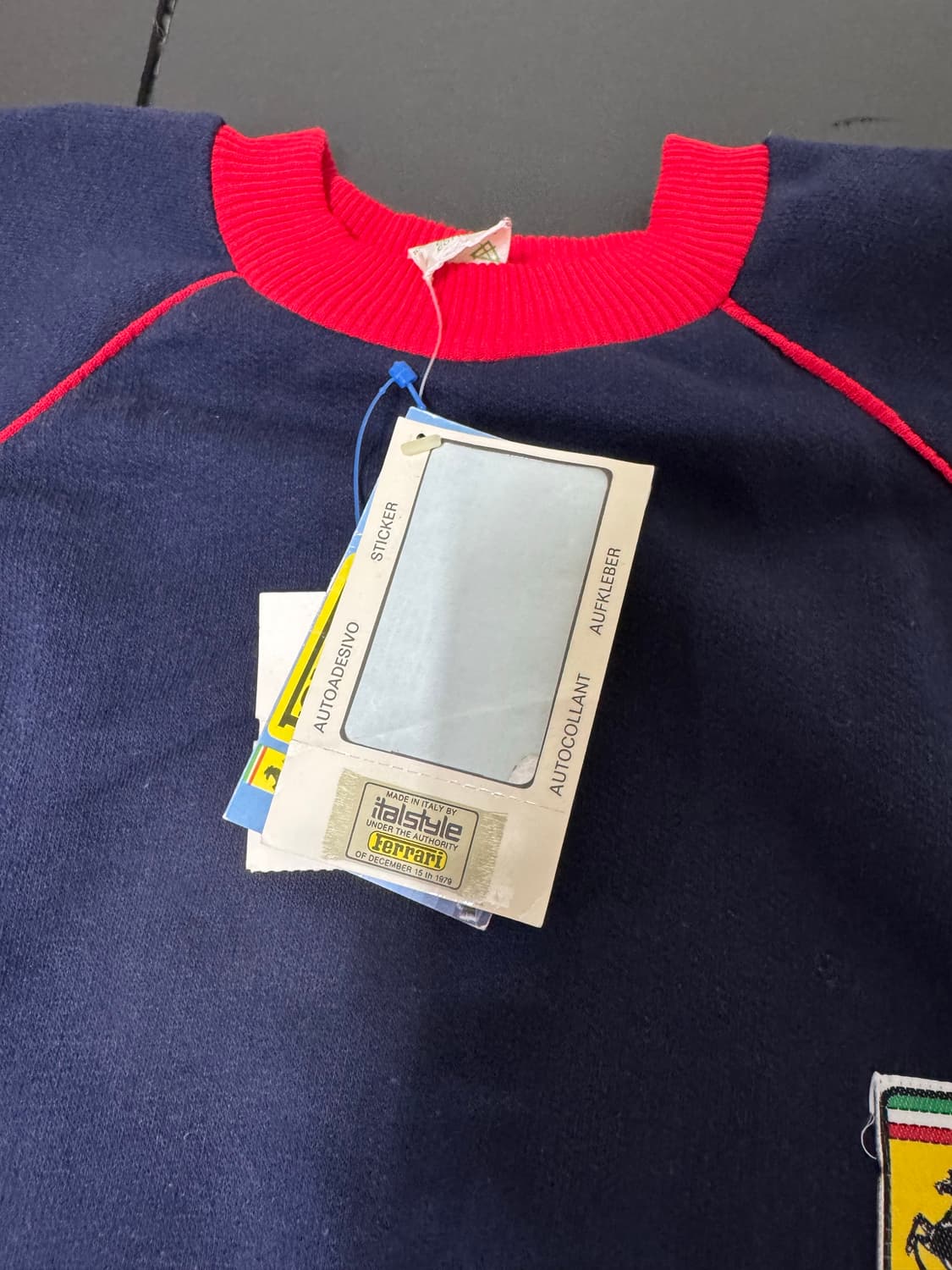 80s italstyle FERRARI 스웻니트 상품이미지5