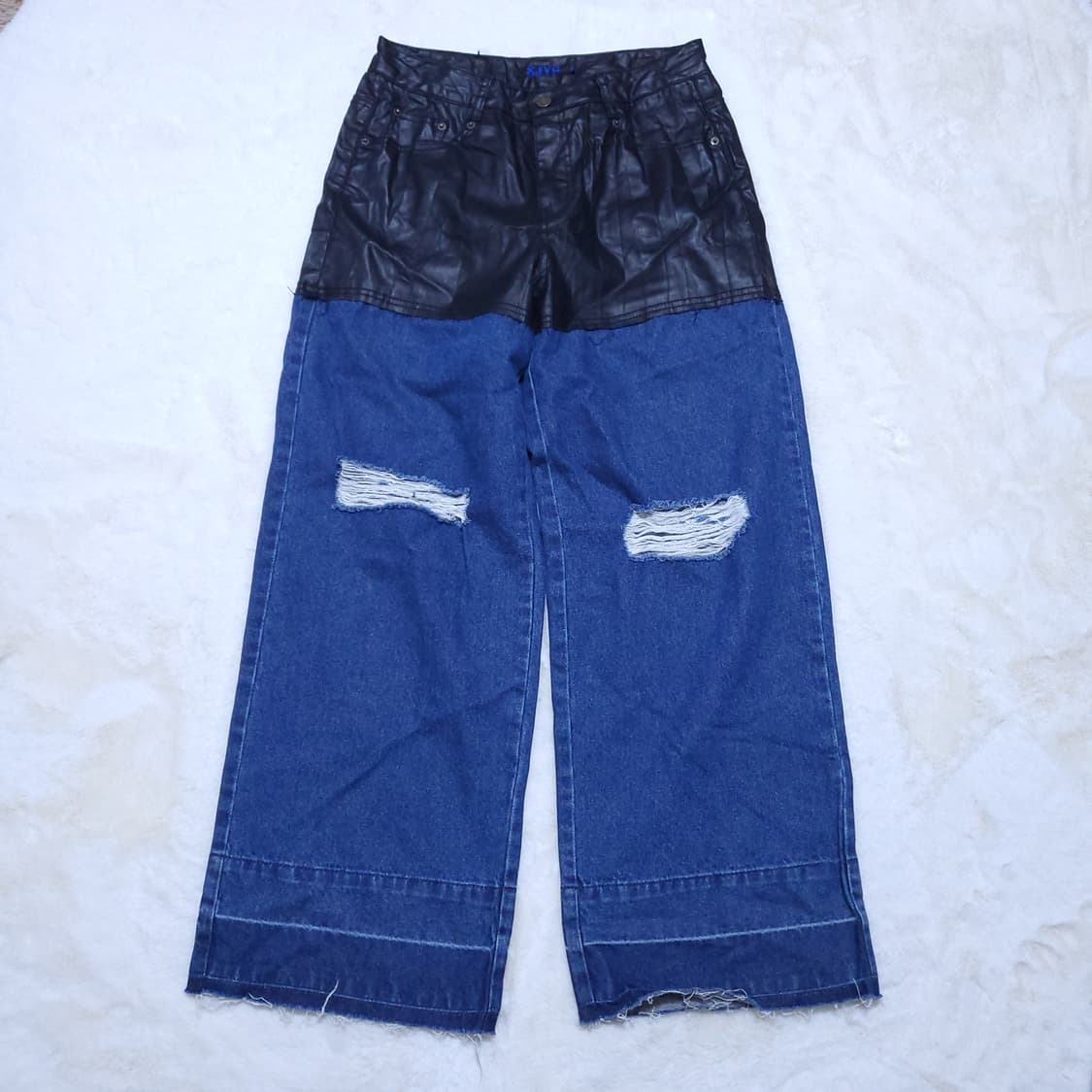 SJYP 여성 와이드청바지 M 0302 뽀샤샤 상품이미지1