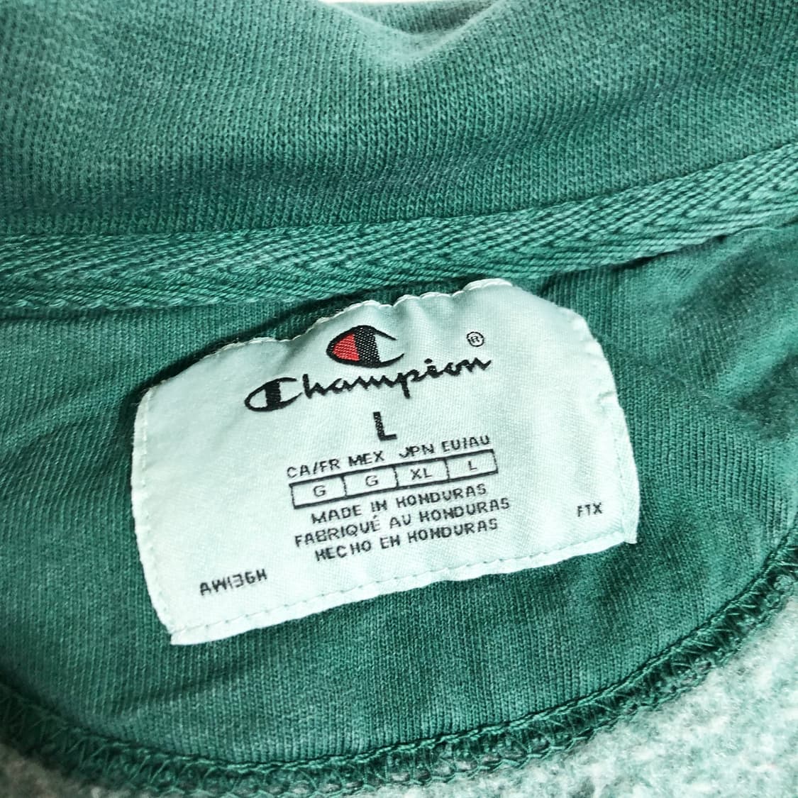 챔피온 워시드 집업 자켓 L 상품이미지2