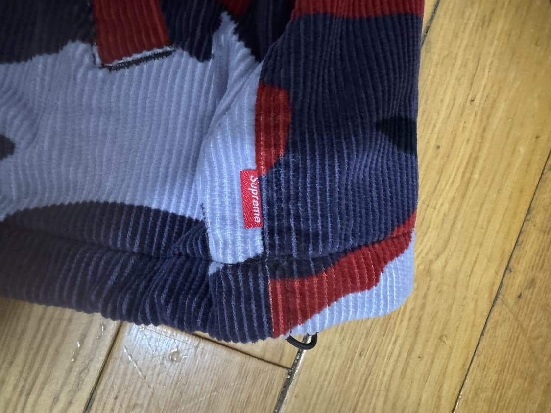 슈프림 x 나이키 아크 코듀로이 카모 후드집업 레드 상품이미지5