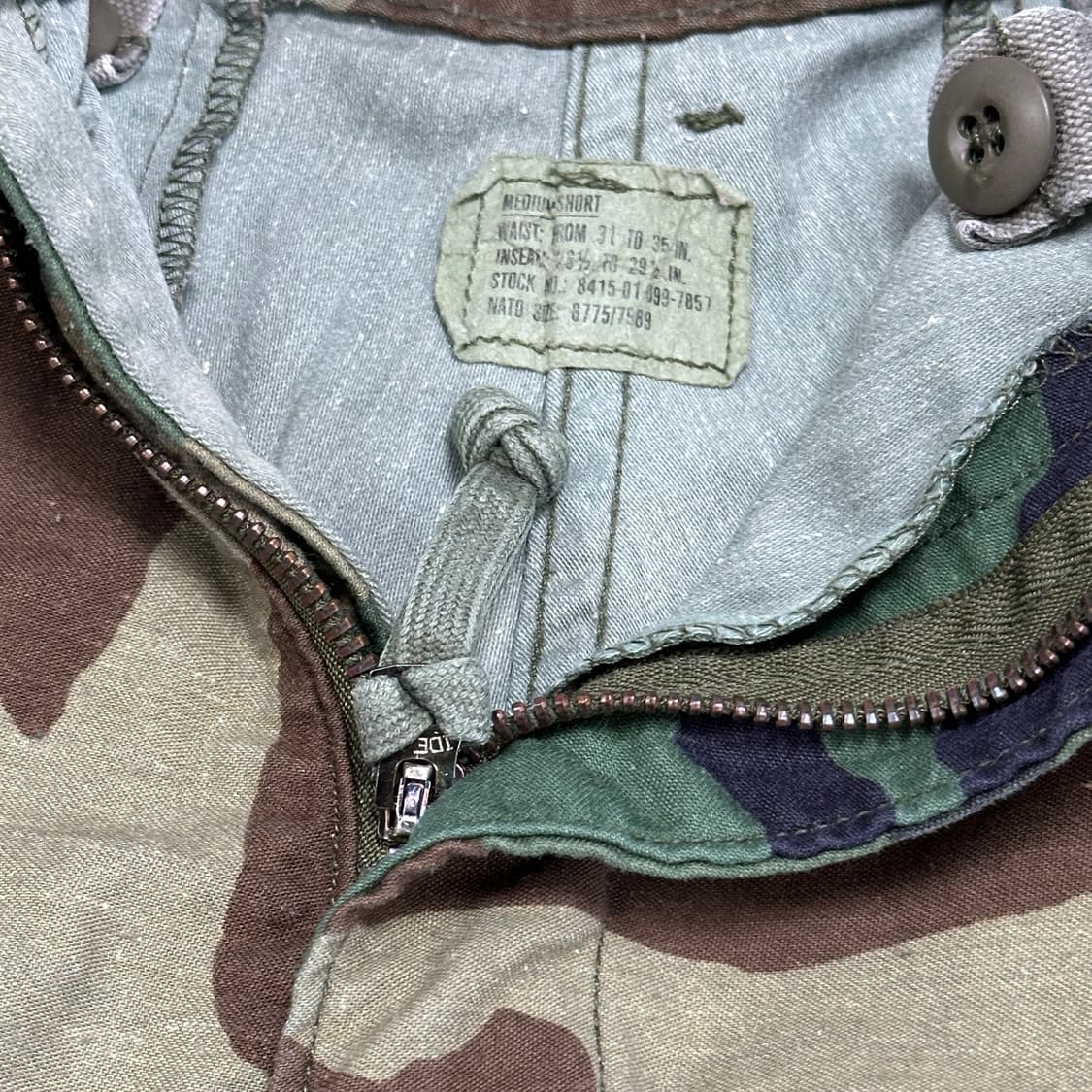 오리지널 미군 m65 반바지 (M) 상품이미지2