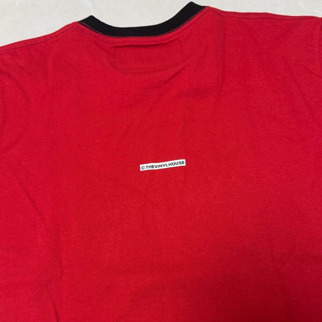 더바이닐하우스 COWBOY PICTOGRAM RINGER TEE RED 상품이미지3