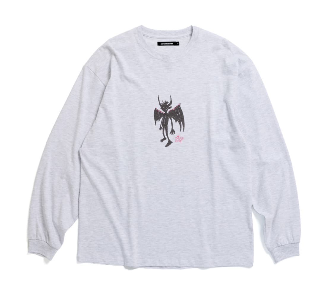 해칭룸 Devil Tee 1% M.Grey 상품이미지1