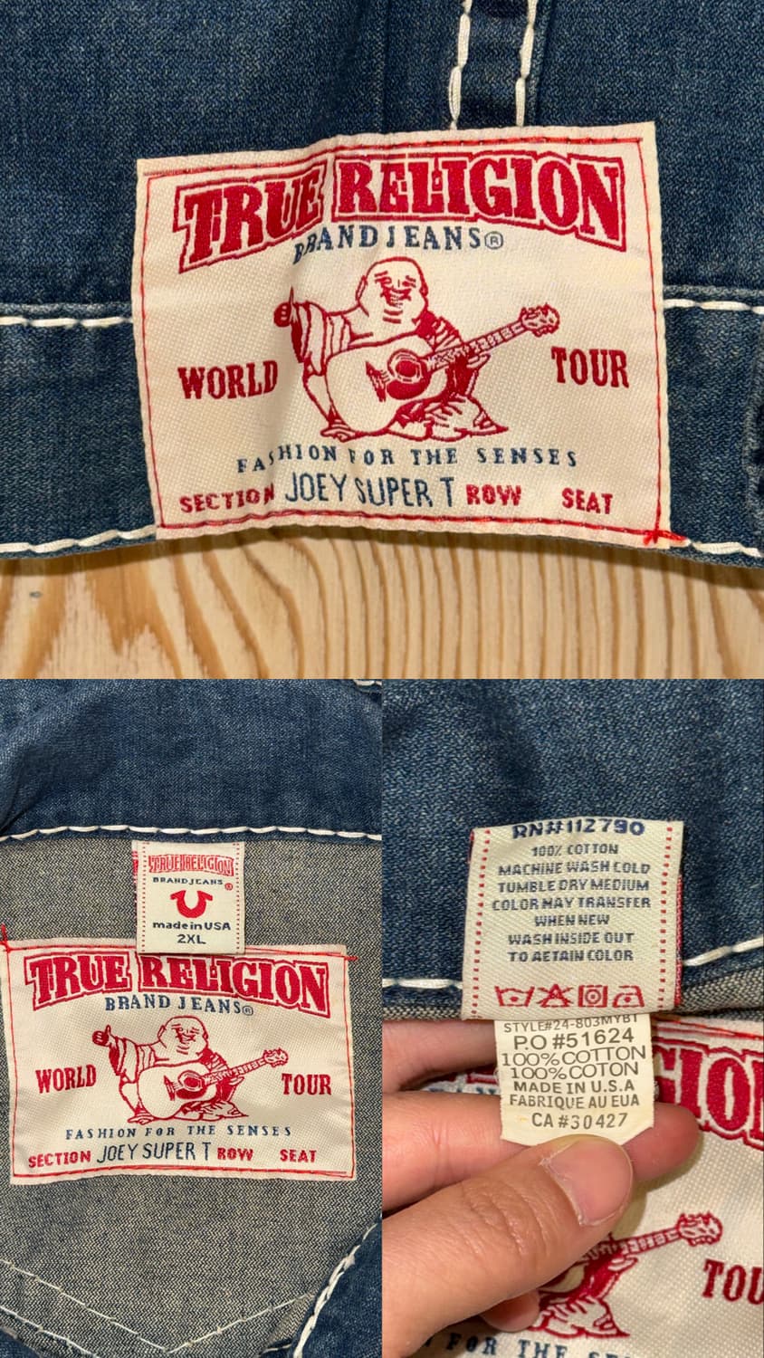 트루릴리젼 조이 슈퍼 T 트러커 상품이미지10