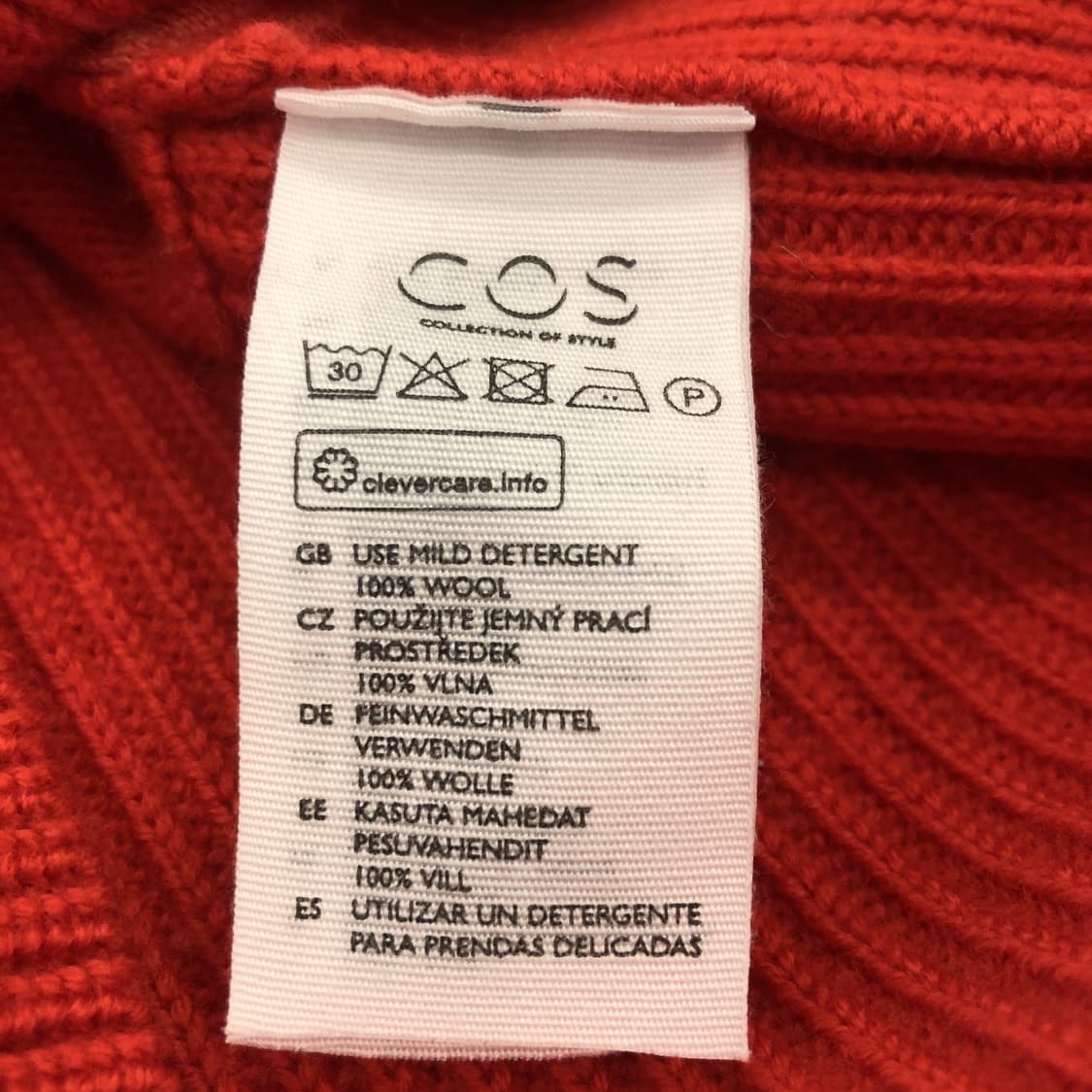 COS 코스 울 100% 니트 XS 상품이미지6