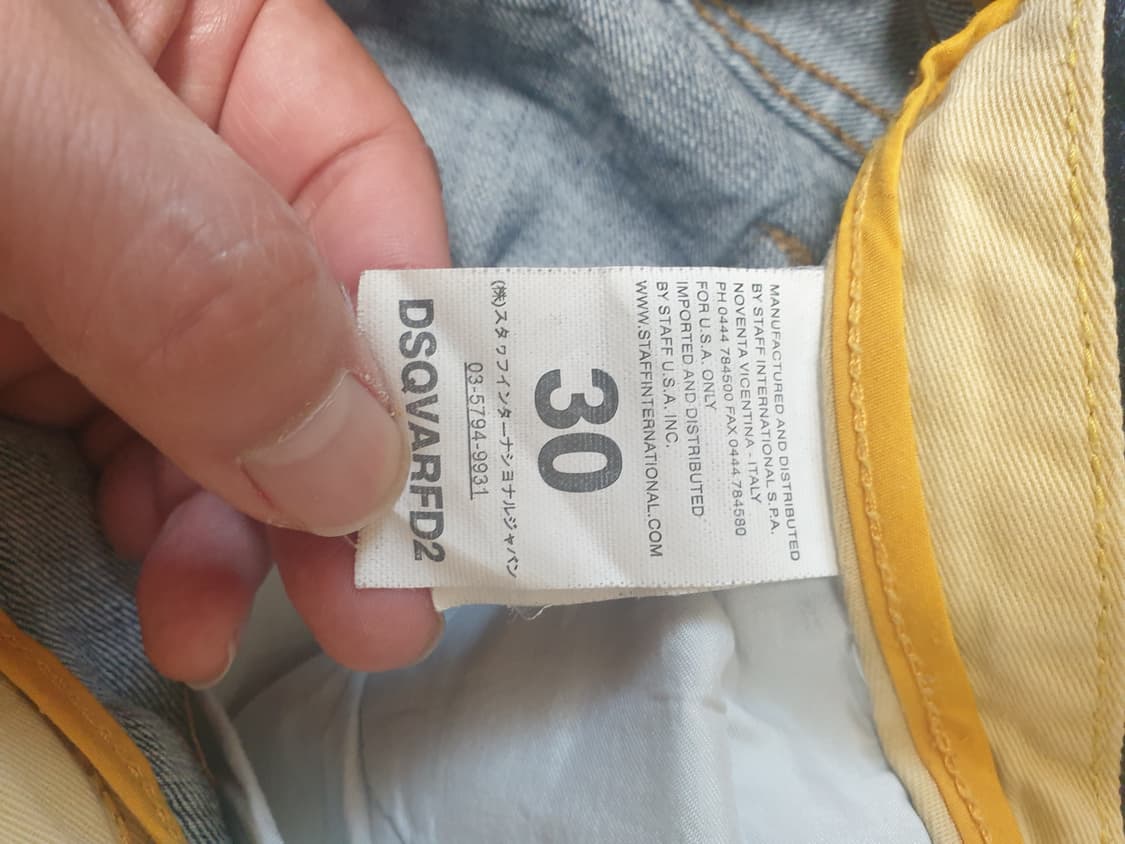 DSQUARED2 데미지 청바지 30사이즈 상품이미지5