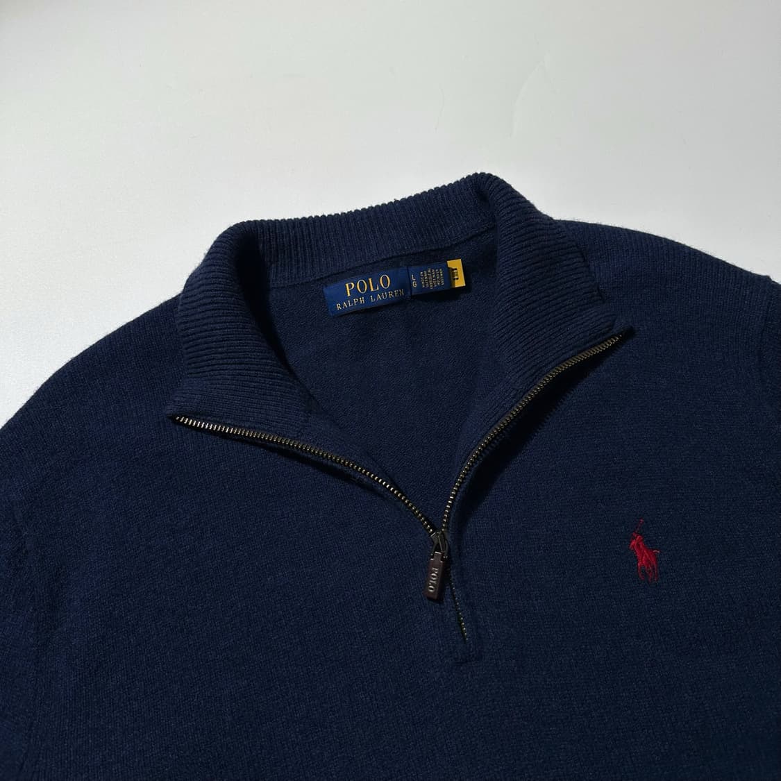 폴로 랄프로렌 울 하프집업 니트 (신형QR) 상품이미지4