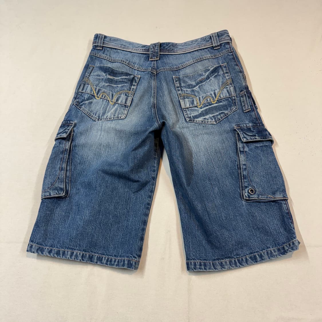 34inch) EDWIN 에드윈 데님 버뮤다 카고 팬츠 7부 바지 상품이미지1