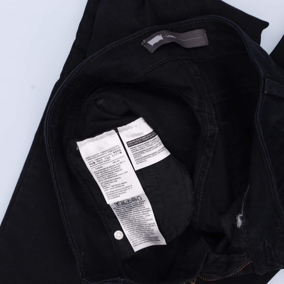 W25L32 리바이스 블랙진 스키니진 0406H1 상품이미지4