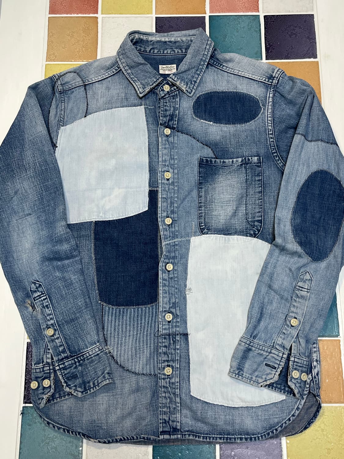 Japan blue jeans 리메이크 데님셔츠 상품이미지5