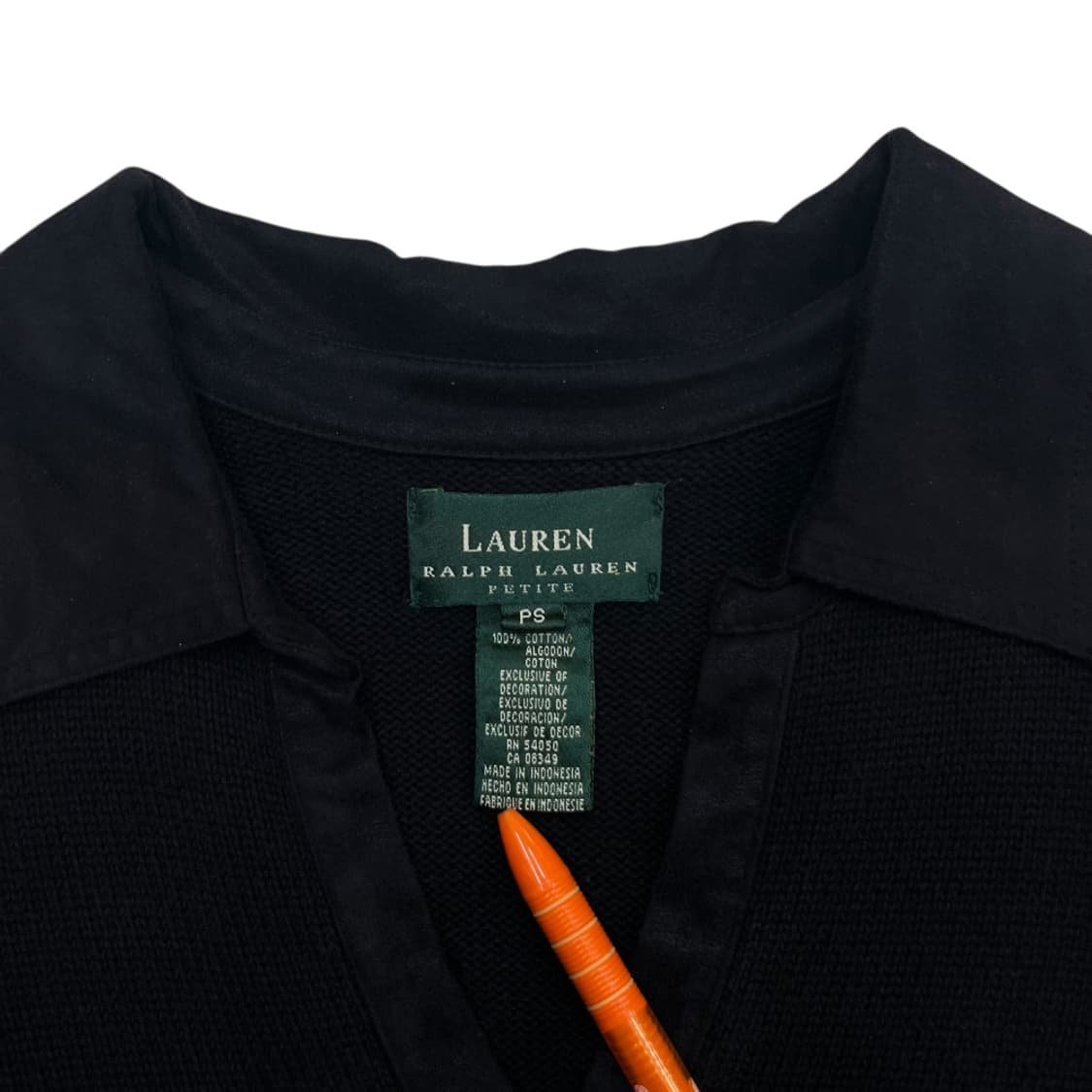 폴로 랄프로렌 블랙 카라 롱슬리브 S 상품이미지5