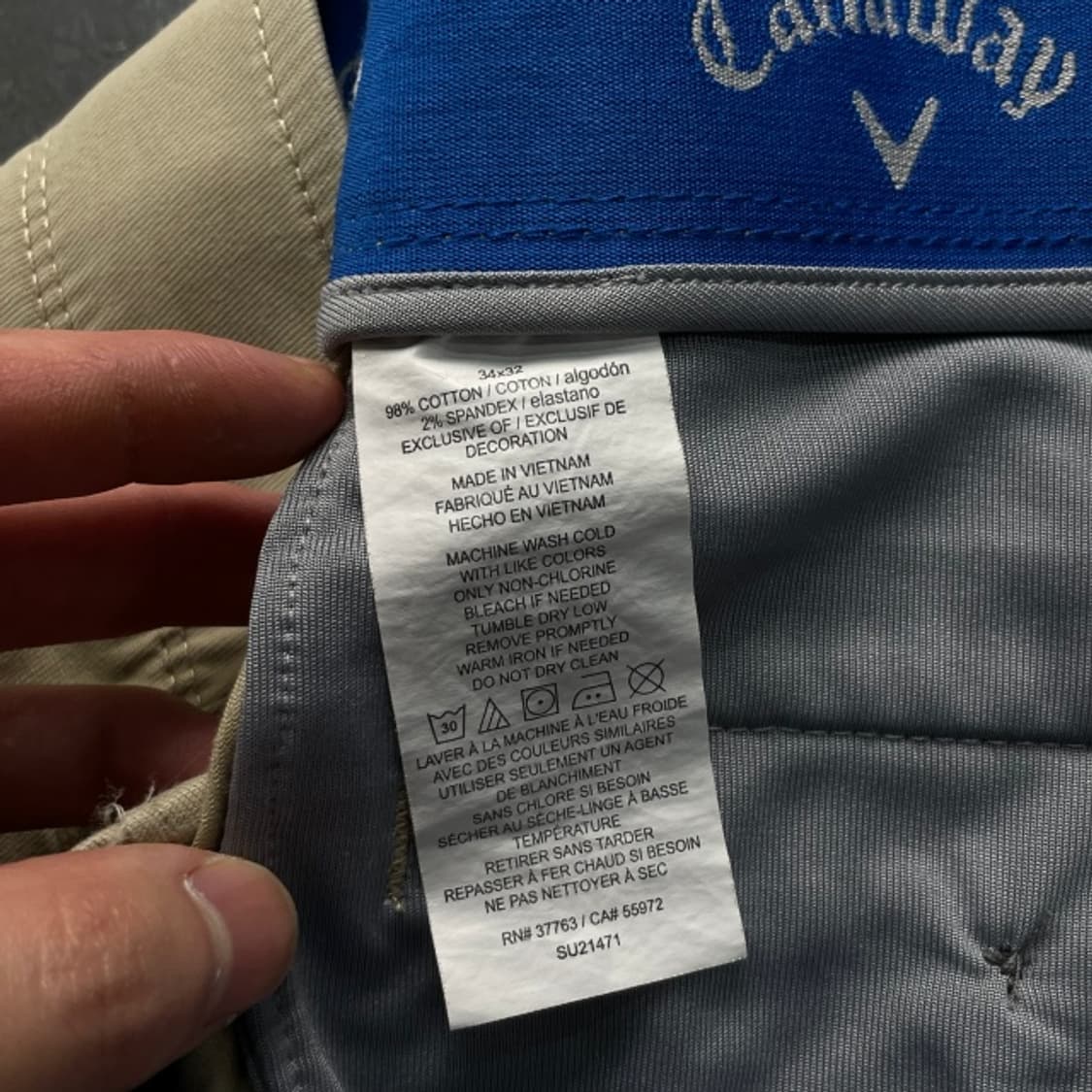 34 캘러웨이 팬츠 상품이미지3