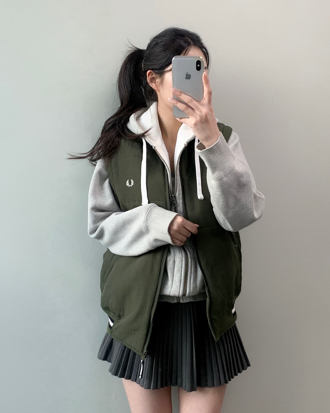 프레드 페리 패딩 조끼 상품이미지2