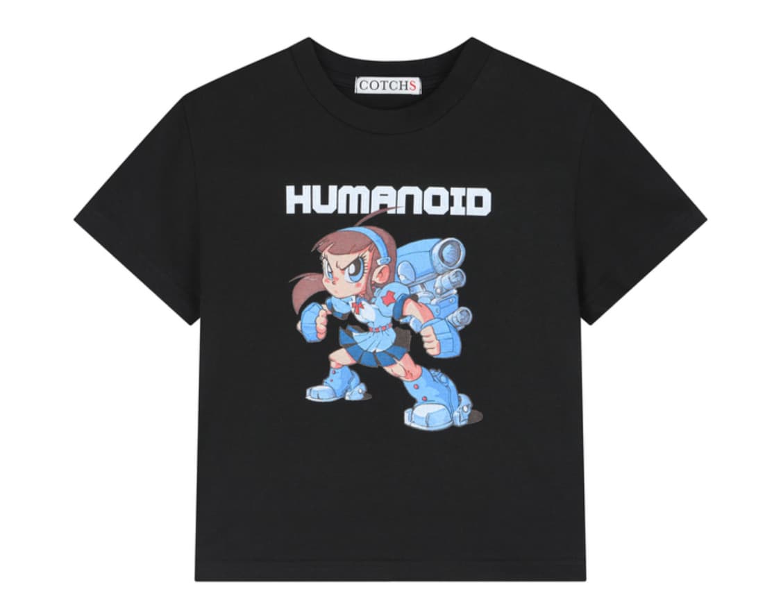 COTCHS 카치스 휴머노이드 티셔츠 상품이미지1