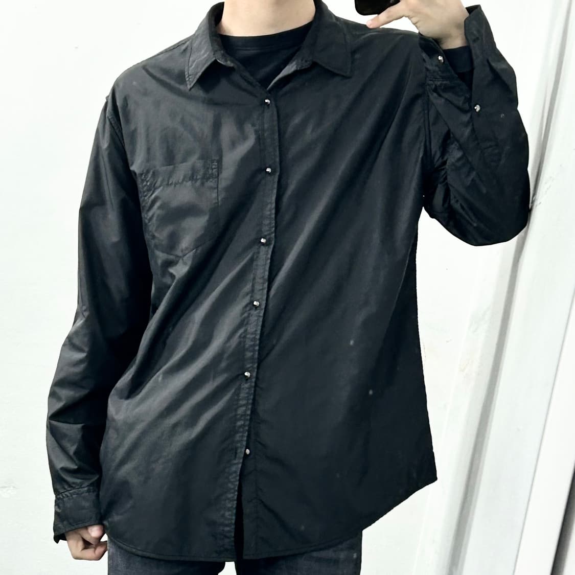 루이비통 블랙 나일론 셔츠 상품이미지1