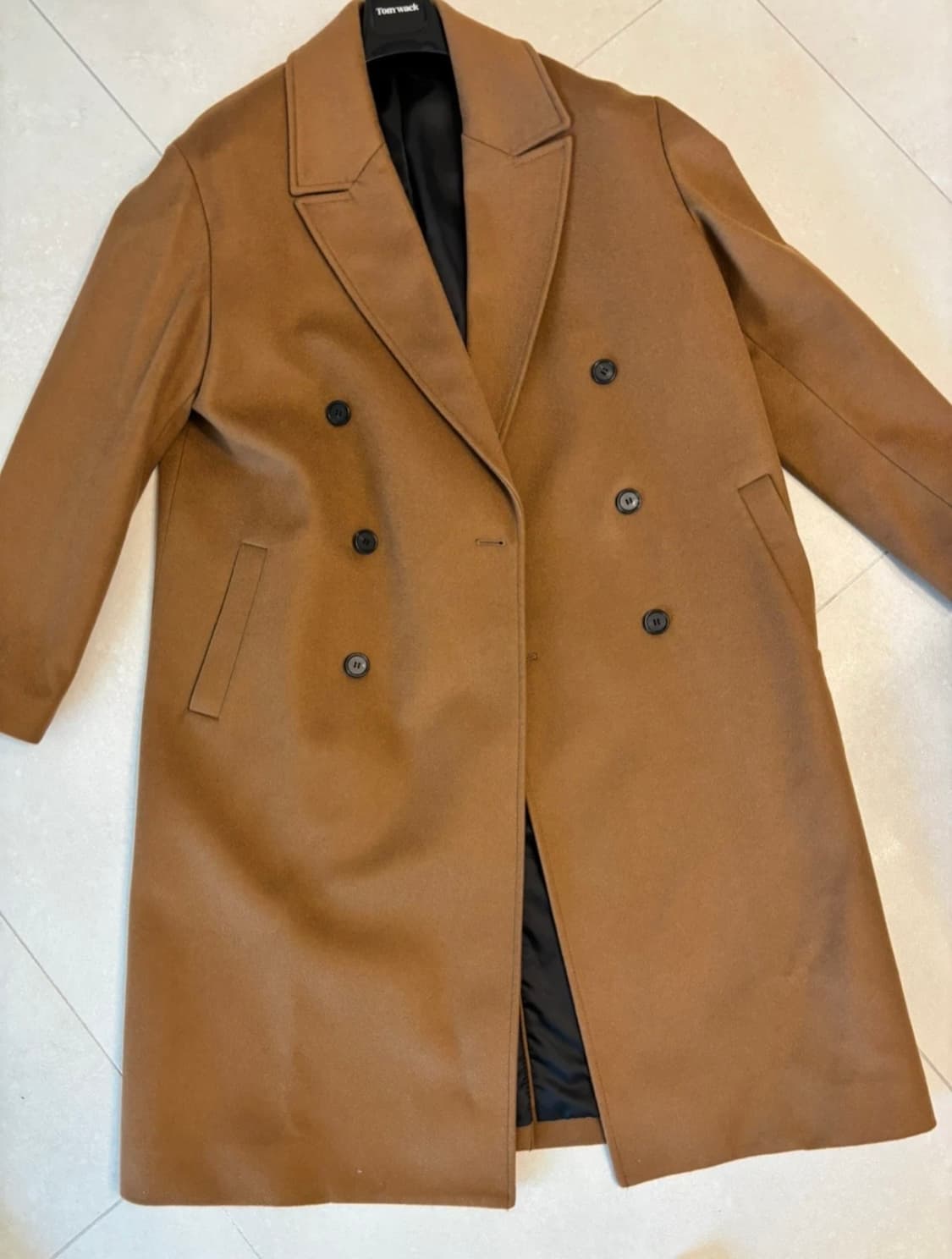 coor (쿠어) 카멜 mtr 더블 롱코트 s (L추천) 상품이미지1