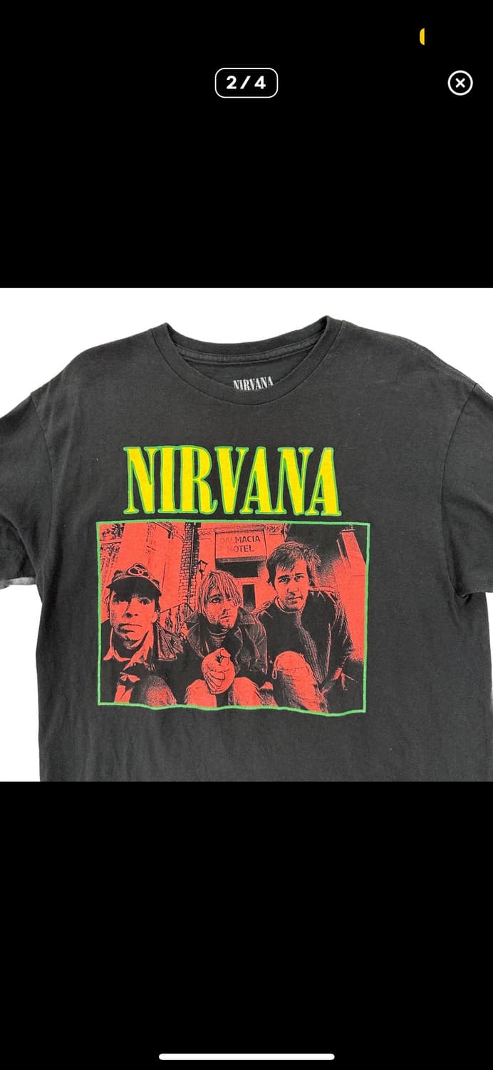 Nirvana kurt cobain tee shirt 상품이미지2