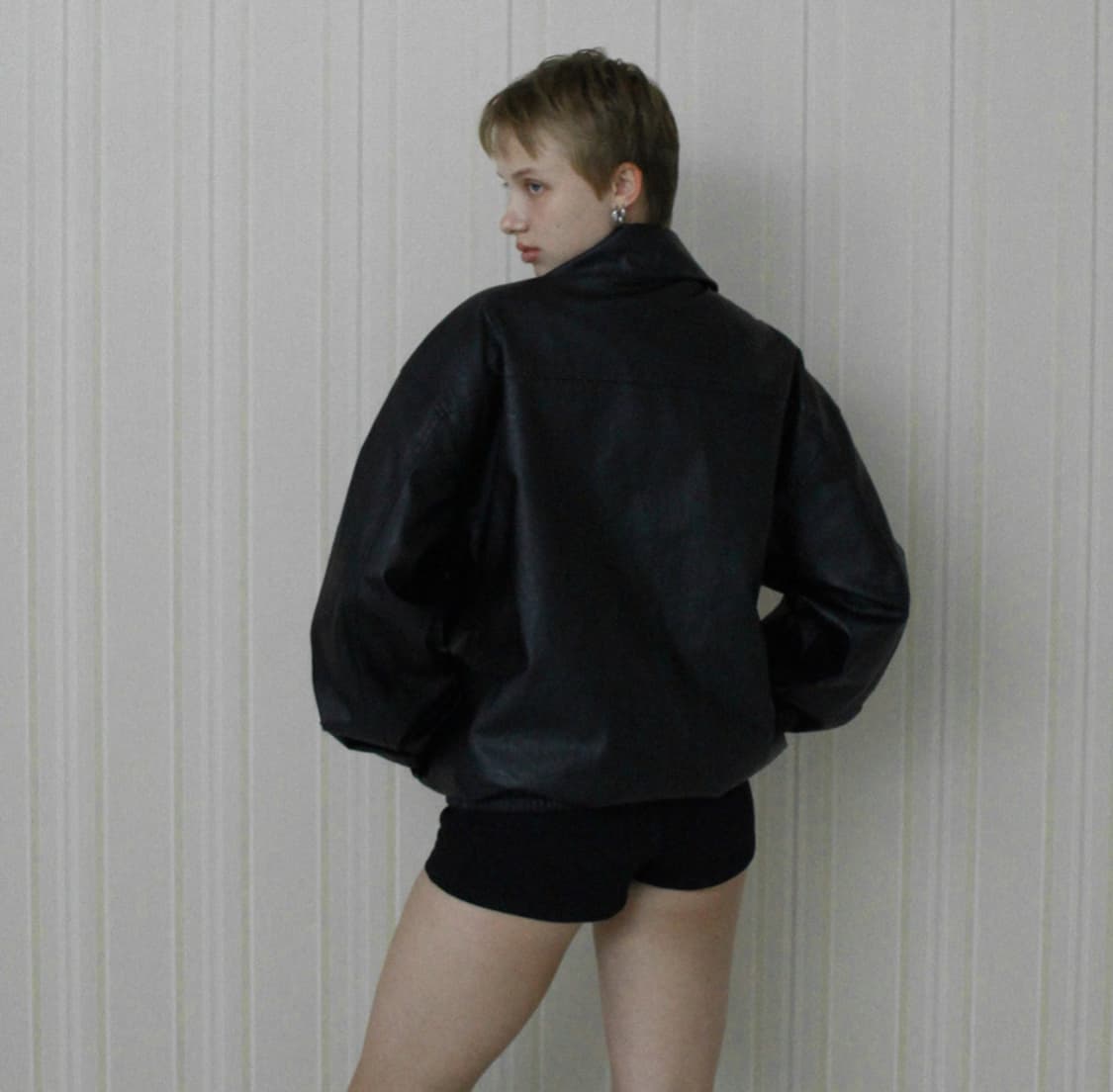 벤에시 스터드 웨스턴 레더자켓 상품이미지2