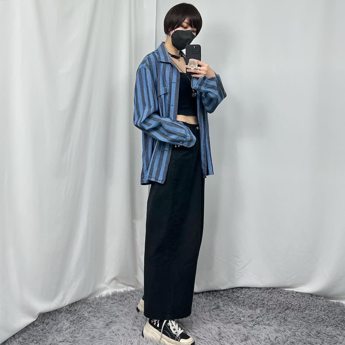 스트라이프 블루셔츠 상품이미지3