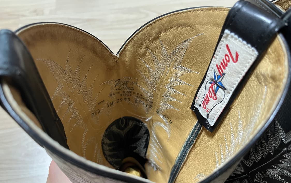 올드 토니 라마 웨스턴 부츠 9.5D(275mm) 상품이미지5