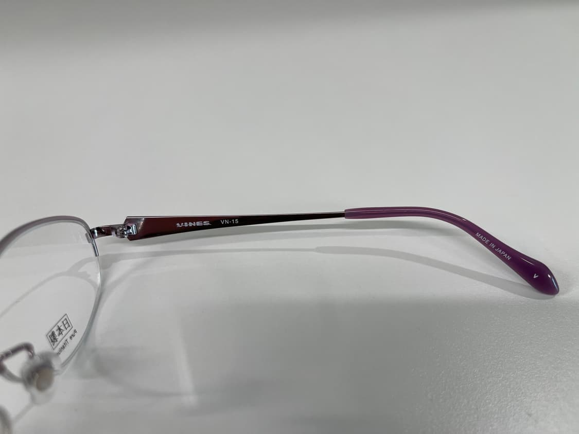 바인스 VINES 일본 티타늄 반무테 안경 빈티지 90s 1번 상품이미지5