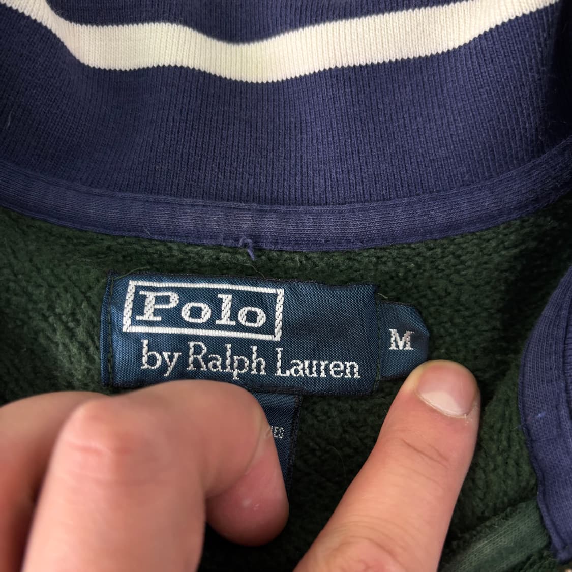 100 폴로랄프로렌 스몰포니 반집업 니트 상품이미지4