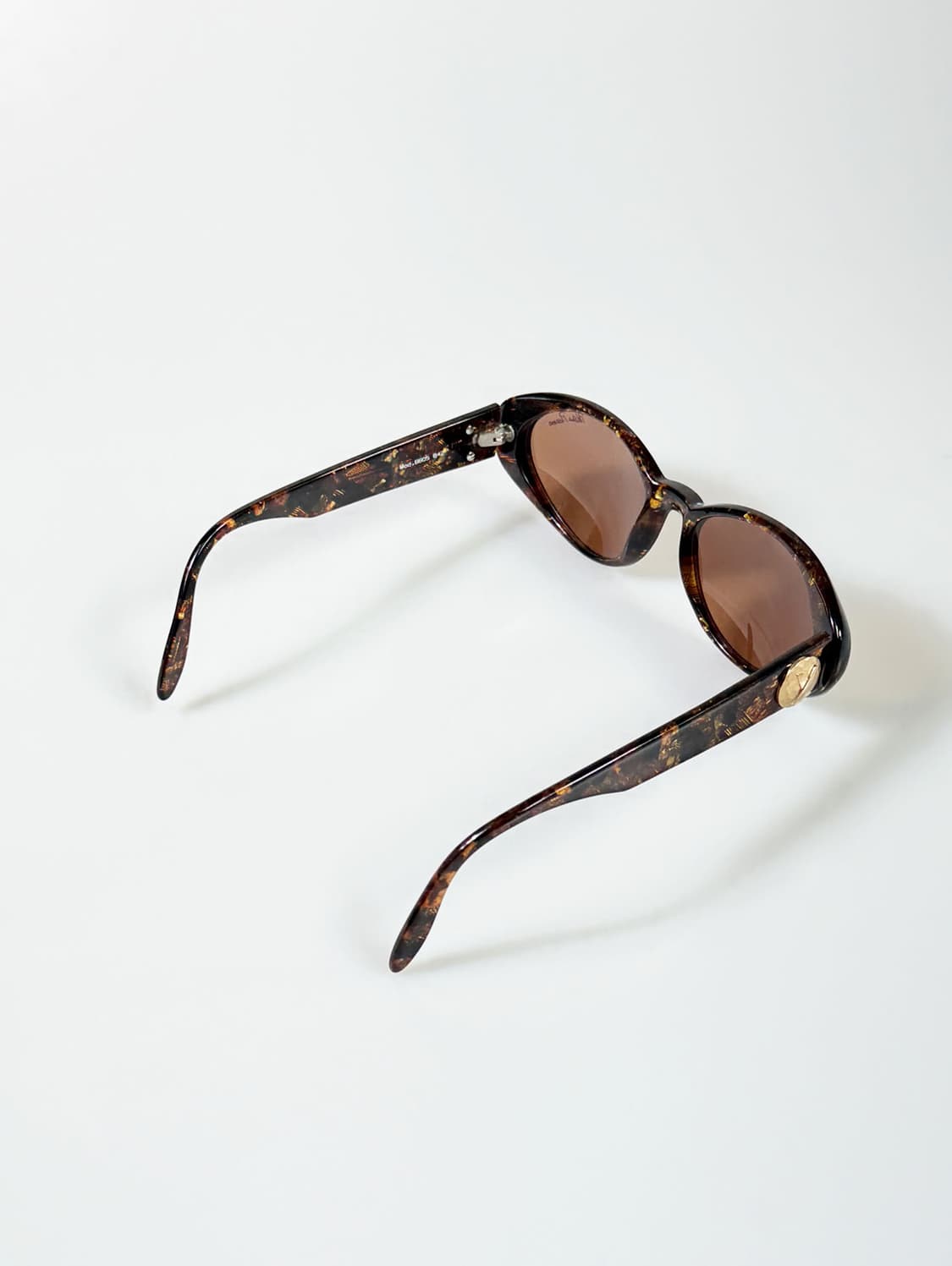 90s Paloma Picasso 패턴 오벌 프레임 빈티지 틴트 선글라스 상품이미지5