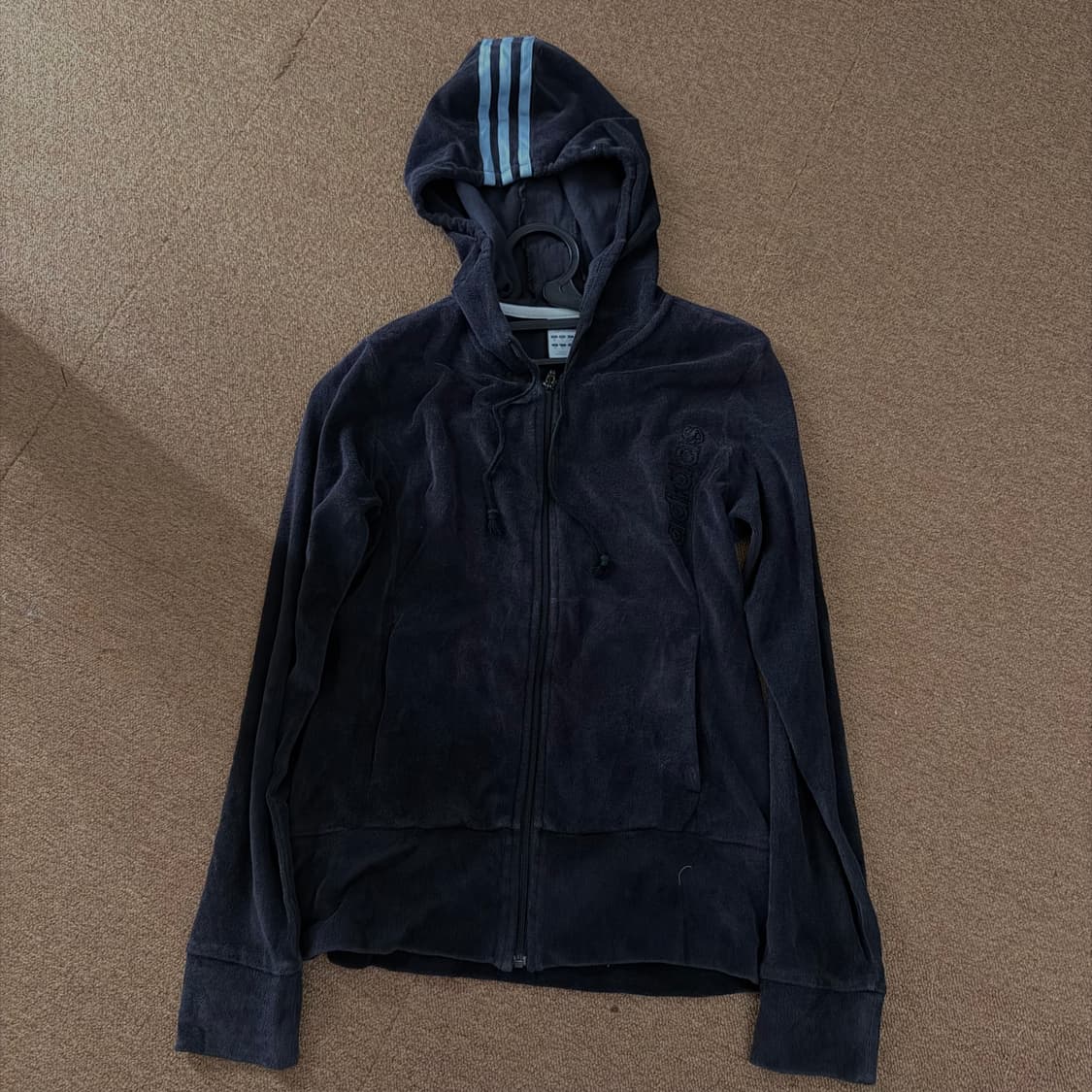 y2k 희귀템 아디다스 테리 후드집업 상품이미지2