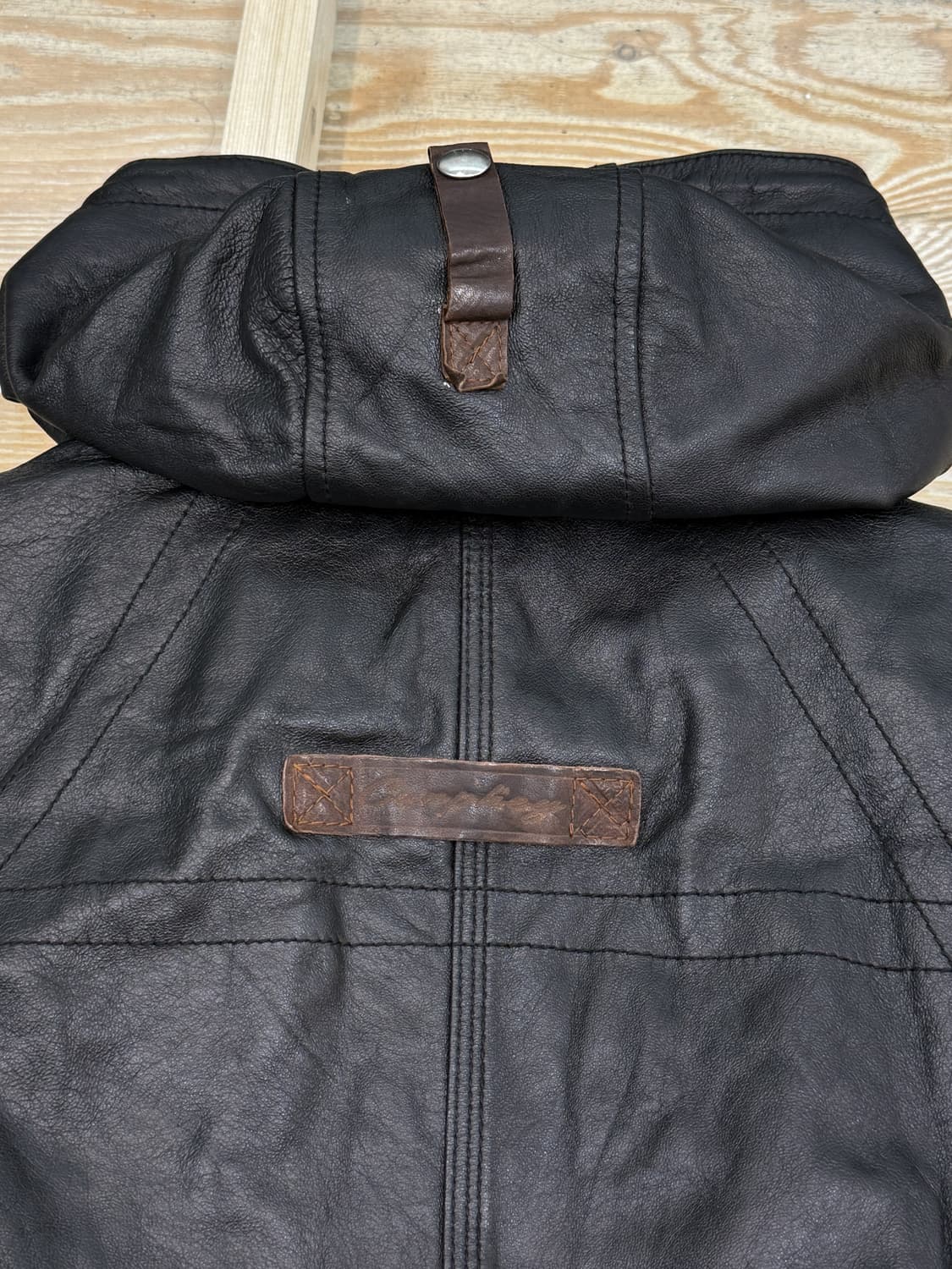 Curphey Leather USAF 레더 후드 자켓 상품이미지6