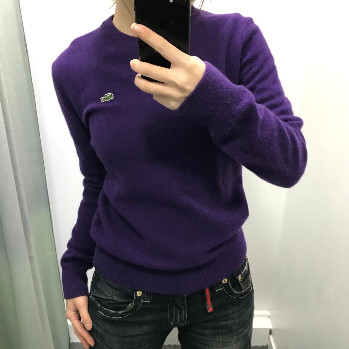 라코스테 퍼플 모 니트 상품이미지2
