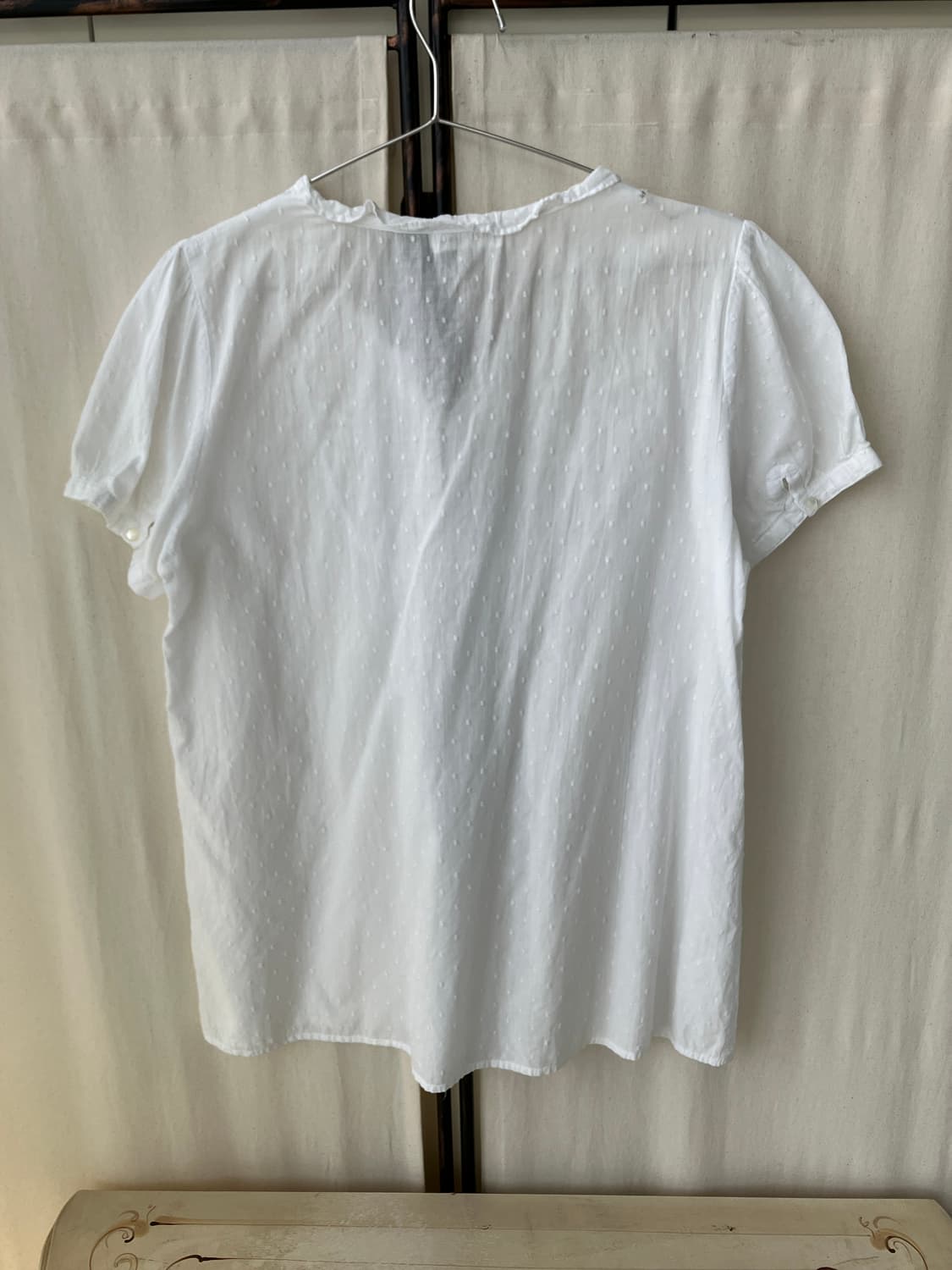 mori pompom lace shirring blouse 상품이미지4